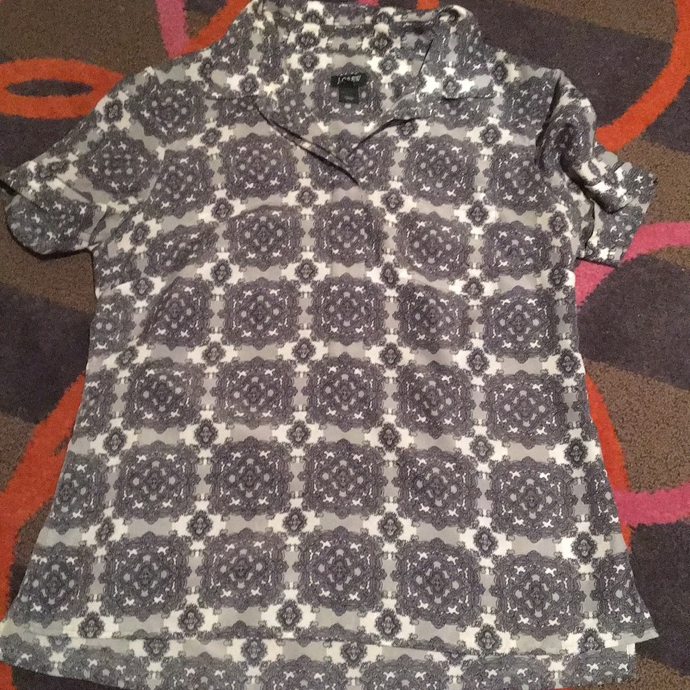 Fun button down t-shirt - j crew
